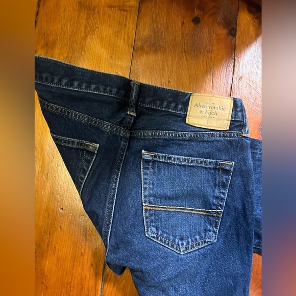 Abercrombie & fitch men’s 30x30 blue denim slim fit jeans EUC - Picture 4 of 8
